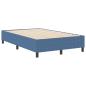 Preview: Boxspringbett Blau 120x200 cm Cord-Stoff