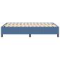 Preview: Boxspringbett Blau 120x200 cm Cord-Stoff