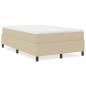Preview: Boxspringbett Hellgrün Grau 120x200 cm Cordstoff