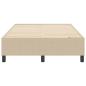 Preview: Boxspringbett Hellgrün Grau 120x200 cm Cordstoff