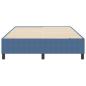 Preview: Boxspringbett Blau 140x200 cm Cord-Stoff