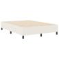Preview: Boxspringbett Creme 140x200 cm aus Cordstoff