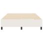 Preview: Boxspringbett Creme 140x200 cm aus Cordstoff