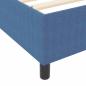Preview: Boxspringbett Blau 140x200 cm Cord-Stoff
