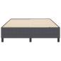 Preview: Plattformbettgestell Dunkelgrau 160 x 200 cm Cordstoff