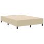 Preview: Boxspringbett Lichtgrün Grau 160x200 cm Corduroy Stoff