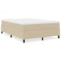 Preview: Boxspringbett Lichtgrün Grau 160x200 cm Corduroy Stoff