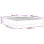 Preview: Boxspringbett Lichtgrün Grau 160x200 cm Corduroy Stoff