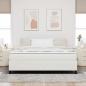 Preview: Boxspringbett Creme Super King Cordstoff