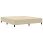 Preview: Boxspringbett Lichtgrün Grau Super King Corduroy Stoff