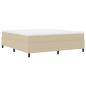 Preview: Boxspringbett Lichtgrün Grau Super King Corduroy Stoff
