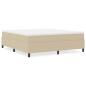 Preview: Boxspringbett Lichtgrün Grau Super King Corduroy Stoff