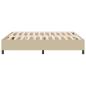 Preview: Boxspringbett Lichtgrün Grau Super King Corduroy Stoff