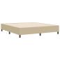 Preview: Boxspringbett Lichtgrün Grau Super King Corduroy Stoff