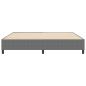 Preview: Boxspringbett Hellgrau 200x200 cm aus Cord