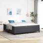 Preview: Plattformbettgestell Dunkelgrau 200 x 200 cm Cordstoff