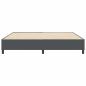 Preview: Plattformbettgestell Dunkelgrau 200 x 200 cm Cordstoff