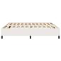 Preview: Boxspringbett Creme 200x200 cm Cordstoff