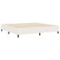 Preview: Boxspringbett Creme 200x200 cm Cordstoff