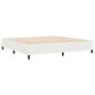 Preview: Boxspringbett Creme 200x200 cm Cordstoff