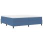 Preview: ARDEBO.de - Boxspringbett Blau 200x200 cm Cord-Stoff