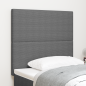 Preview: Kopfteil Hellgrau 90 cm Cordstoff
