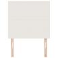 Preview: Kopfteil Creme 100 cm Cordstoff