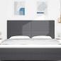 Preview: Kopfteil Einfaches Design Dunkelgrau 180 cm Cordstoff