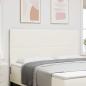 Preview: Kopfteile Schlichtes Design Creme 180 cm Cord