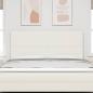 Preview: Kopfteile Schlichtes Design Creme 180 cm Cord