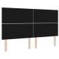 Preview: Kopfteile Schlichtes Design Creme 180 cm Cord