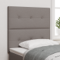 Preview: Höhenverstellbares Kopfteil mit Kopfteil Taupe 80 cm Stoff
