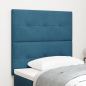 Preview: Kopfteil Dunkelblau 80 cm Samt