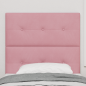 Preview: Kopfteil Rosa 100 cm Samt
