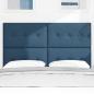 Preview: Kopfteil Mit Knopfheftung Blau 140 cm Stoff
