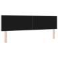 Preview: LED Kopfteil Einfache Gestaltung Hellgrau 90 cm Cord Stoff