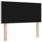 Preview: LED Kopfteil Mit Knopfheftung Taupe 80 cm Stoff