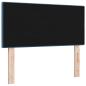 Preview: LED Kopfteil Mit Knopfheftung Dunkelblau 90 cm Samt