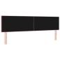 Preview: LED Kopfteil Mit Knopfheftung Rosa 90 cm Velvet
