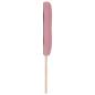Preview: LED Kopfteil Mit Knopfheftung Rosa 90 cm Velvet