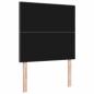 Preview: LED Kopfteil Dunkelgrau 90 cm Stoff