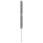 Preview: LED Kopfleuchte Hellgrau 100 cm Stoff