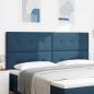 Preview: LED Kopfteil Blau 100 cm Stoff