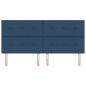 Preview: LED Kopfteil Blau 100 cm Stoff