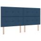 Preview: LED Kopfteil Blau 100 cm Stoff