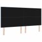 Preview: LED Kopfteil Blau 100 cm Stoff