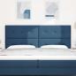 Preview: LED Kopfteil Blau 100 cm Stoff