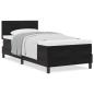 Preview: Boxspringbett mit Matratze Schwarz 90x200 cm Samt
