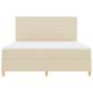 Preview: Boxspringbett mit Matratze Creme Super King Stoff