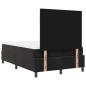 Preview: Boxspringbett mit Matratze Schwarz 120x200 cm Samt